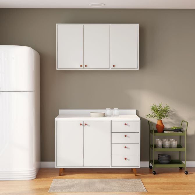 Conjunto De Cozinha 3 Peças Brnz Lin