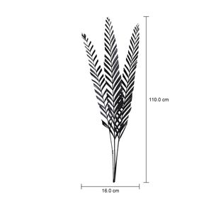 Imagem com medidas do produto FOLHAGEM COM 3 PALMEIRA IMPERIAL