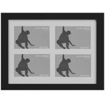 Preto - PORTA-RETRATO QUADRUPLO FAMILY FRIENDS