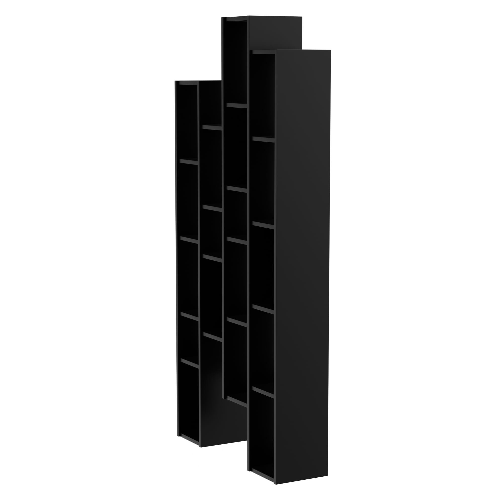 ESTANTE 87 CM X 1,87 M GINGA PRETO | Tok&Stok