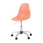 CROMADO/MELÃO - EASY CADEIRA HOME OFFICE