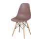 FAIA/RUBY MOCHA - EAMES WOOD CADEIRA