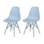 Azul claro - CONJUNTO COM 2 CADEIRAS EASY COLOR