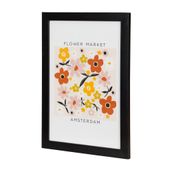 MARKET-AMSTERDAM-QUADRO-23-CM-X-33-CM-PRETO-MULTICOR-FLOWER-MARKET_ST1
