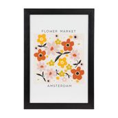 MARKET-AMSTERDAM-QUADRO-23-CM-X-33-CM-PRETO-MULTICOR-FLOWER-MARKET_ST0