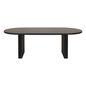 Preto - MESA OVAL 2,20 M X 1 M LINHAS