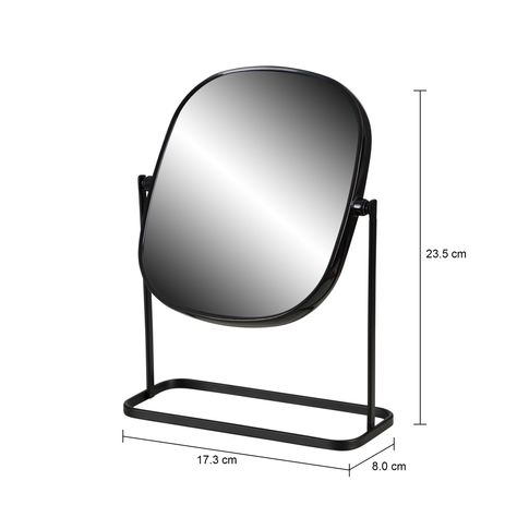 Imagem com medidas do produto ESPELHO 17 CM X 23 CM ALTINO