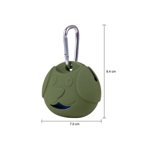Imagem com medidas do produto PORTA-SACO HIGIÊNICO GOMINHO