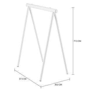 Imagem com medidas do produto CAVALETE 57 CM X 36 CM TRET