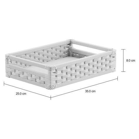 Imagem com medidas do produto BANDEJA 35 CM X 25 CM ENREDO