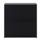 Preto - SAPATEIRA 2 PORTAS BASCULANTES BOOZ