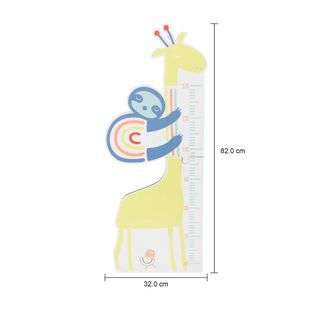 Imagem com medidas do produto RÉGUA INFANTIL 1,20 M ARCA-ÍRIS