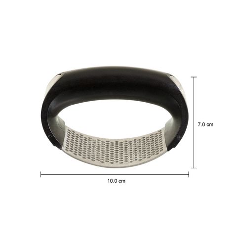 Imagem com medidas do produto AMASSADOR DE ALHO CLINTON