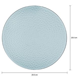 Imagem com medidas do produto PRATO SOBREMESA DRUM