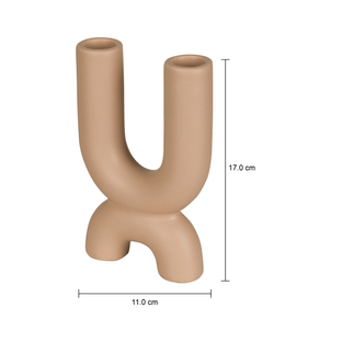 Imagem com medidas do produto CANDELABRO PARA 2 VELAS ARC WAYS