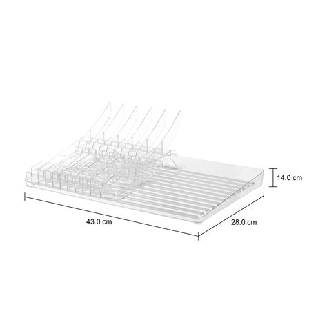 Imagem com medidas do produto ESCORREDOR DE LOUÇAS DOLTON