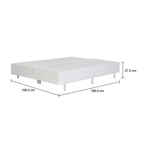 Imagem com medidas do produto BASE PARA CAMA BOX QUEEN 1,58 M MAX