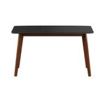 Preto - MESA EXTENSÍVEL 1,36 M/1,76 M X 90 CM OREGON