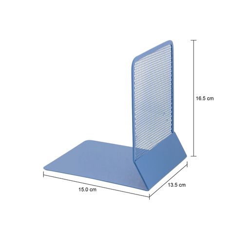 Imagem com medidas do produto APARADOR DE LIVROS CONJUNTO COM 2 PEÇAS SHOW FLAT