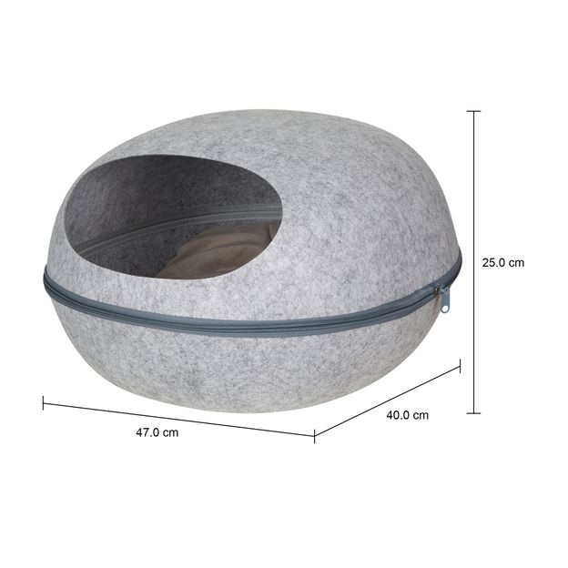 CASINHA PARA PET LOOPET CINZA | Tok&Stok