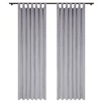 Preto - CORTINA 2 PEÇAS 1,40 M X 2,50 M MALAW