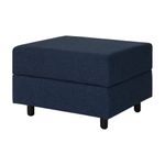 MESCLA AZUL ESCURO - PUFF/BAÚ MUY