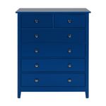 Azul - CÔMODA 6 GAVETAS 83 CM X 43 CM DEVON