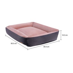 Imagem com medidas do produto CAMA PARA PET 65 CM X 55 CM DARIN