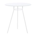 Branco - MESA REDONDA 70 CM LEGS