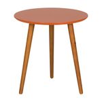 Nozes - MESA LATERAL REDONDA 45 CM TRIWOOD