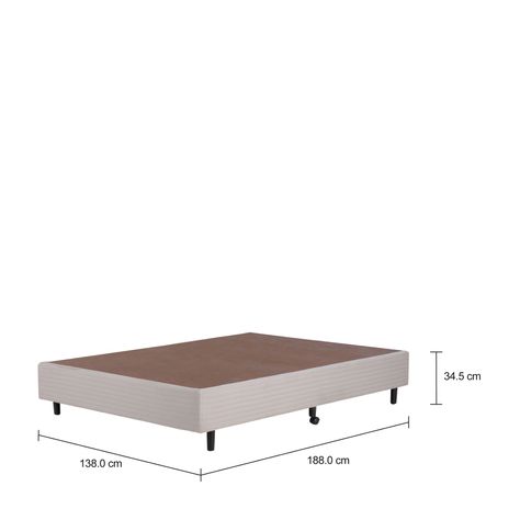 Imagem com medidas do produto BASE PARA CAMA BOX DE CASAL 1,38 M MIDDLE