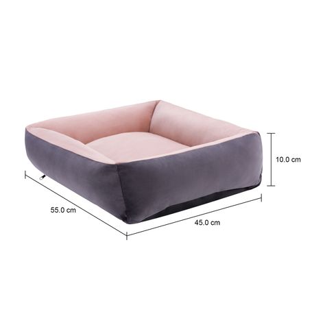 Imagem com medidas do produto CAMA PARA PET 55 CM X 45 CM DARIN