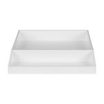 Branco - ORGANIZADOR DE MESA GAVETAS DUPLO AESTHETIC