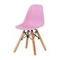 Rosa claro - CADEIRA INFANTIL EAMES WOOD