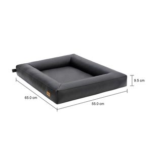 Imagem com medidas do produto CAMA PARA PET 60 CM X 50 CM ZAHDA