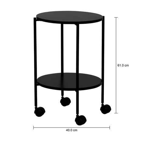 Imagem com medidas do produto CARRINHO REDONDO 40 CM MARZZ