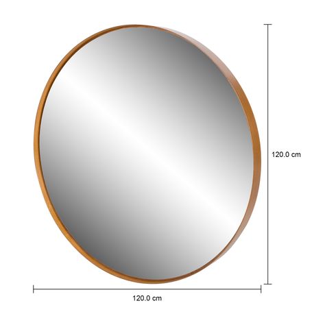 Imagem com medidas do produto ESPELHO REDONDO 1,20 M SCARP