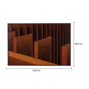 Imagem com medidas do produto QUADRO 1,53 M X 1,03 M RETILÍNEAS