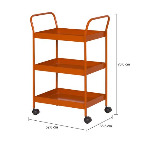 Imagem com medidas do produto CARRINHO 51 CM X 33 CM OLLE