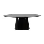 Preto - MESA OVAL 2 M X 1,10 M MAK