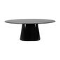Preto - MESA OVAL 2 M X 1,10 M MAK