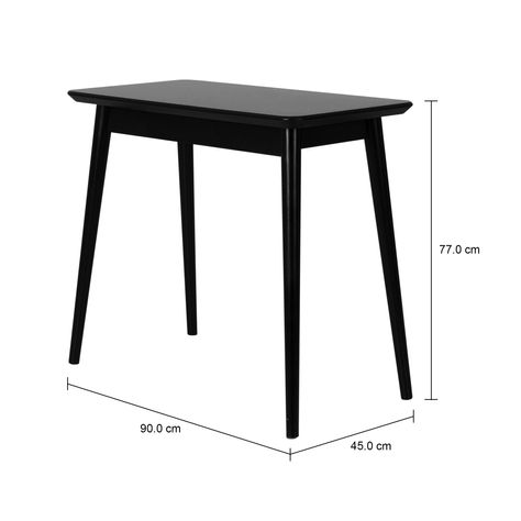 Imagem com medidas do produto APARADOR/MESA 90 CM X 45 CM SKAND