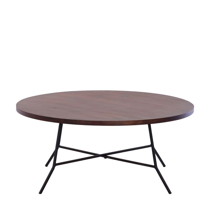Mesa De Centro Redonda 80 Cm Jahari