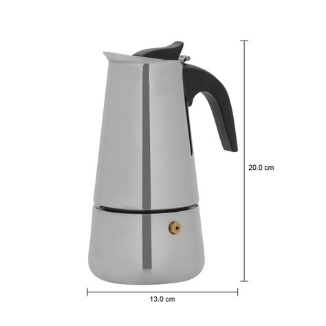 Imagem com medidas do produto CAFETEIRA 300 ML GALANT