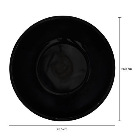 Imagem com medidas do produto PRATO RASO ONIX