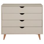 Nozes - CÔMODA 4 GAVETAS 90 CM X 40 CM LIN