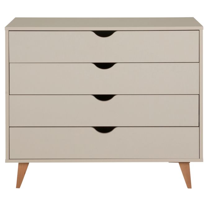 Cômoda 4 Gavetas 90 Cm X 40 Cm Lin
