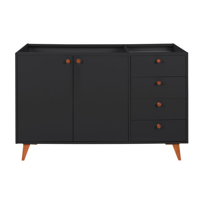 Armário Inferior 1,20 M 2 Portas / 4 Gavetas Lin