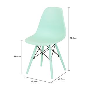 Imagem com medidas do produto CADEIRA EAMES COLOR