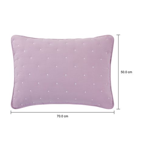 Imagem com medidas do produto CAPA PARA TRAVESSEIRO 50 CM X 70 CM CABOCHON POIS